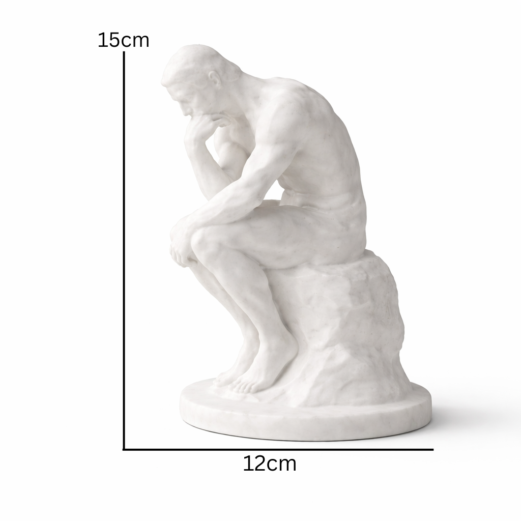 The Thinker Inspired Sculpture – Premium Classic Art Decor for Home &amp; Office