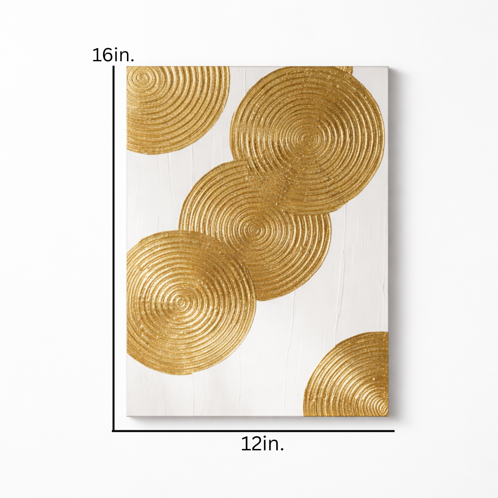 Abstract Textured Wall Art Panel | Modern Geometric Canvas Decor for Living Room & Bedroom