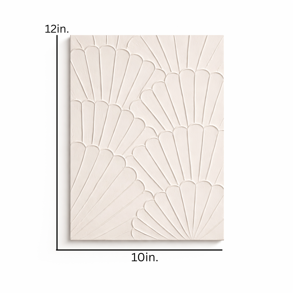 Minimalist Textured Wall Art Set of 2 | Modern Abstract Panel Decor for Living Room & Bedroom