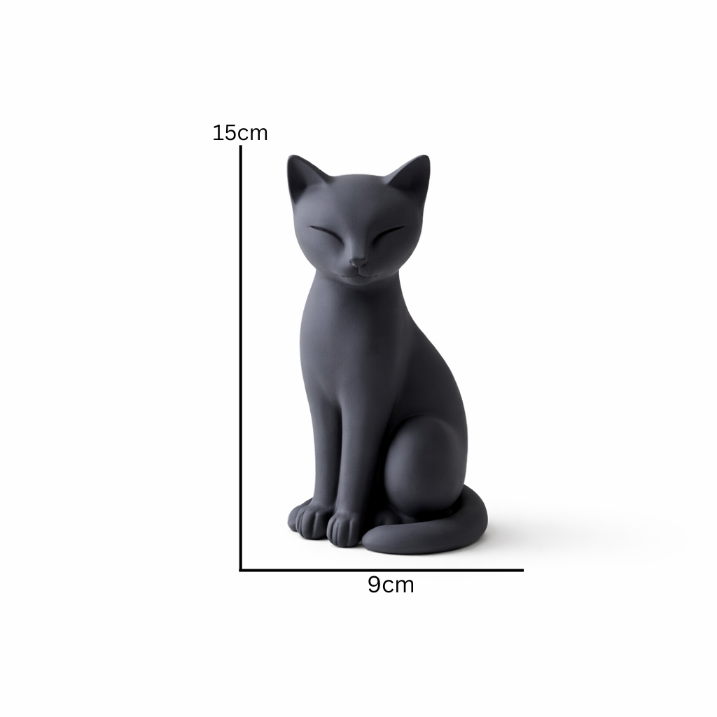 Minimalist Cat Figurine – Modern Desk & Home Decor Accent