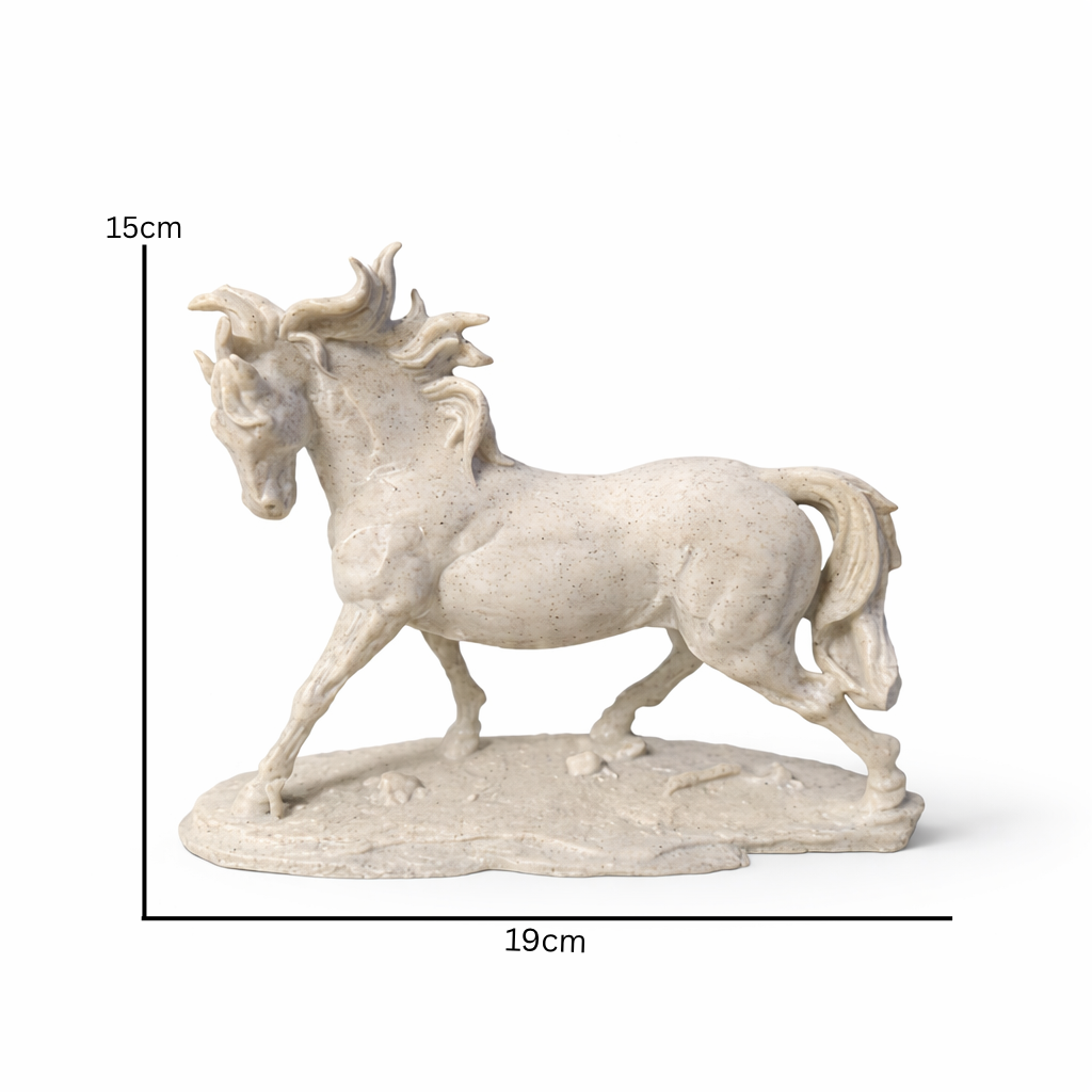 Modern Horse Sculpture – Elegant Tabletop Decor Accent