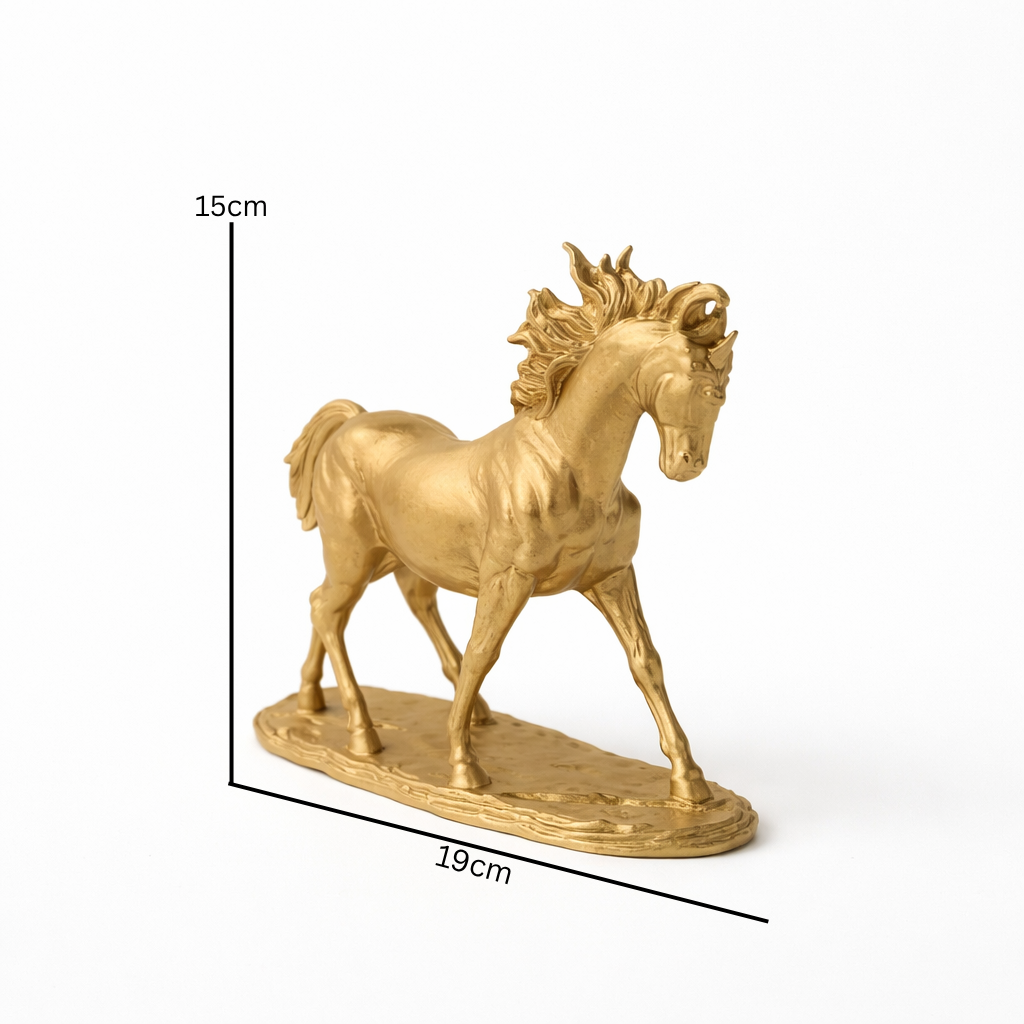 Modern Horse Sculpture – Elegant Tabletop Decor Accent
