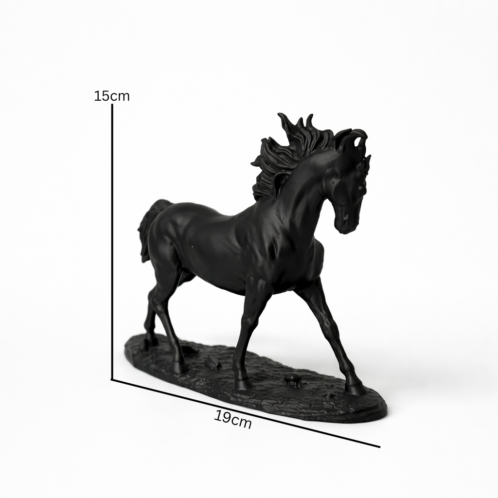 Modern Horse Sculpture – Elegant Tabletop Decor Accent