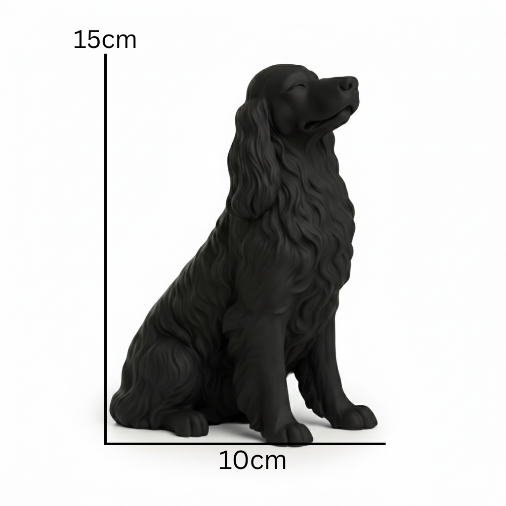 Elegant Spaniel Dog Figurine