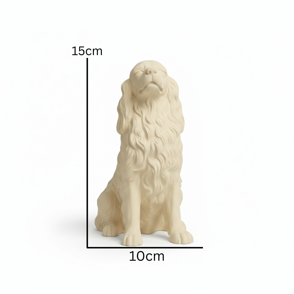 Elegant Spaniel Dog Figurine