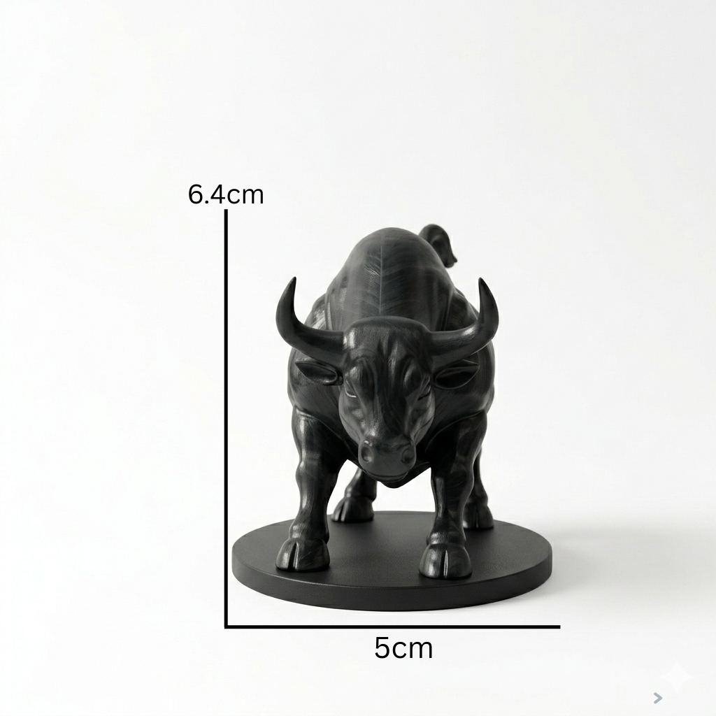 Majestic Bull Statue | Minimalist Strength Decor