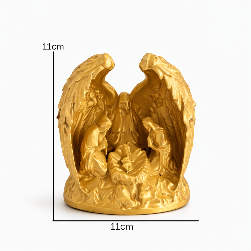 Holy Trinity LED Tealight Nativity Décor