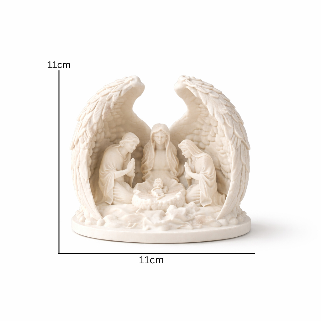 Holy Trinity LED Tealight Nativity Décor