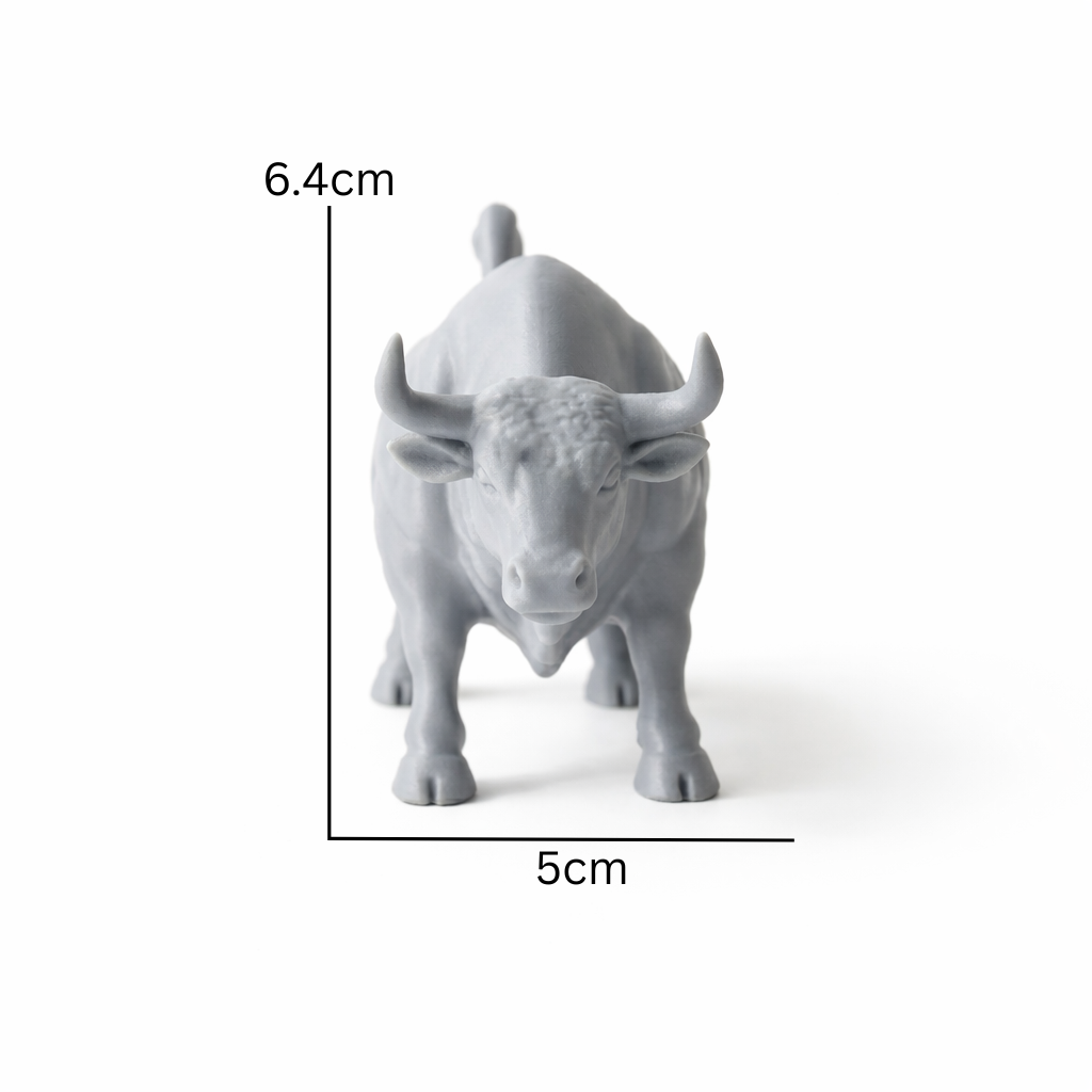 Majestic Bull Statue | Minimalist Strength Decor
