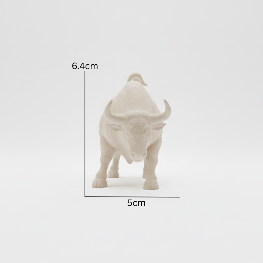 Majestic Bull Statue | Minimalist Strength Decor