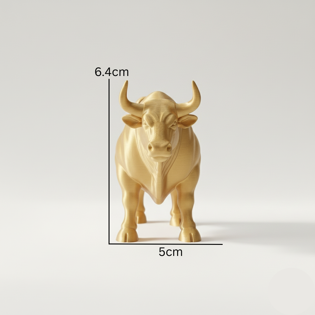 Majestic Bull Statue | Minimalist Strength Decor