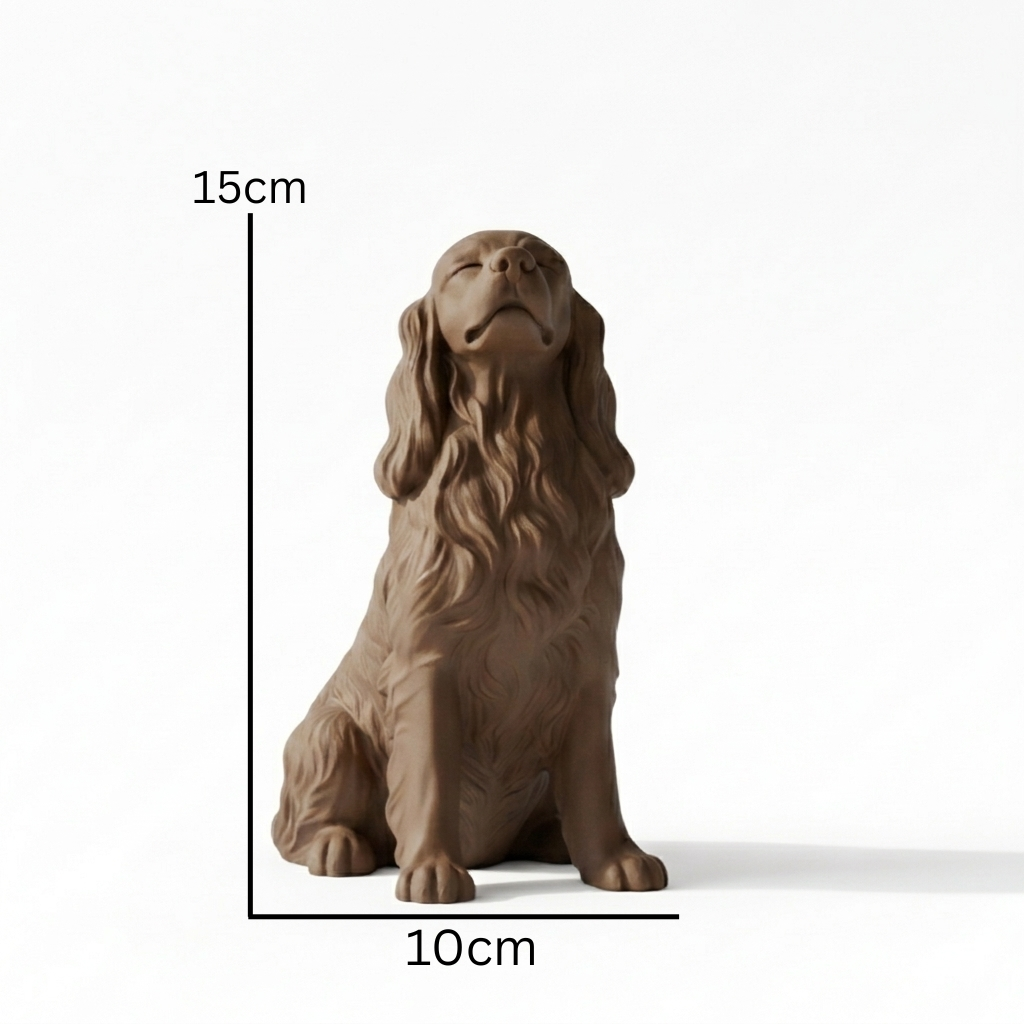 Elegant Spaniel Dog Figurine