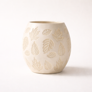 Leaf Pattern LED Tea Light Lamp – Minimalist Decorative Table Lamp