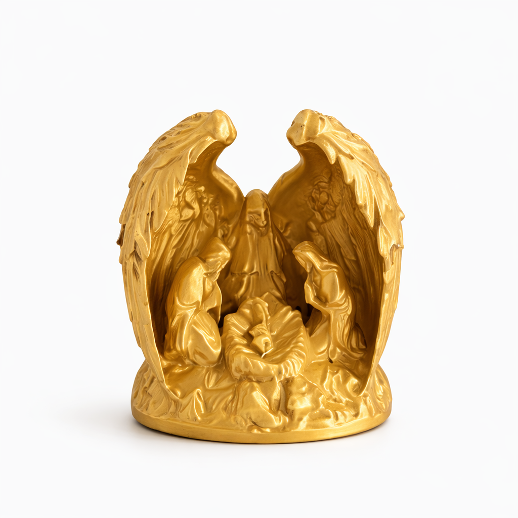 Holy Trinity LED Tealight Nativity Décor