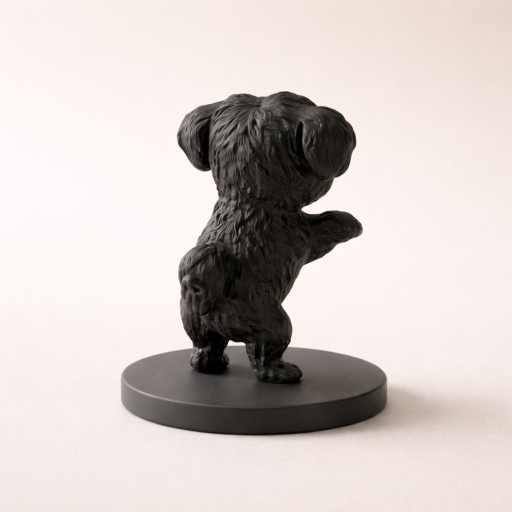 Cute Puppy Decorative Figurine – Modern Tabletop Home Décor