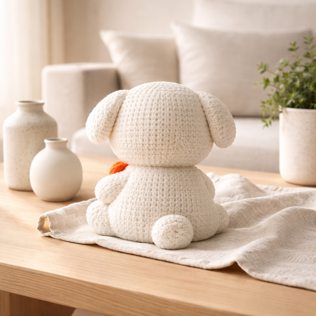 Cute Puppy Heart Figurine – Adorable Decorative Accent for Home & Gifting