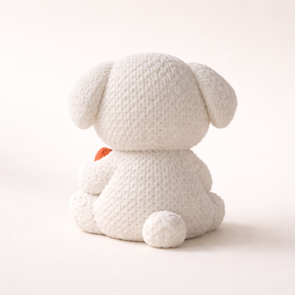 Cute Puppy Heart Figurine – Adorable Decorative Accent for Home & Gifting