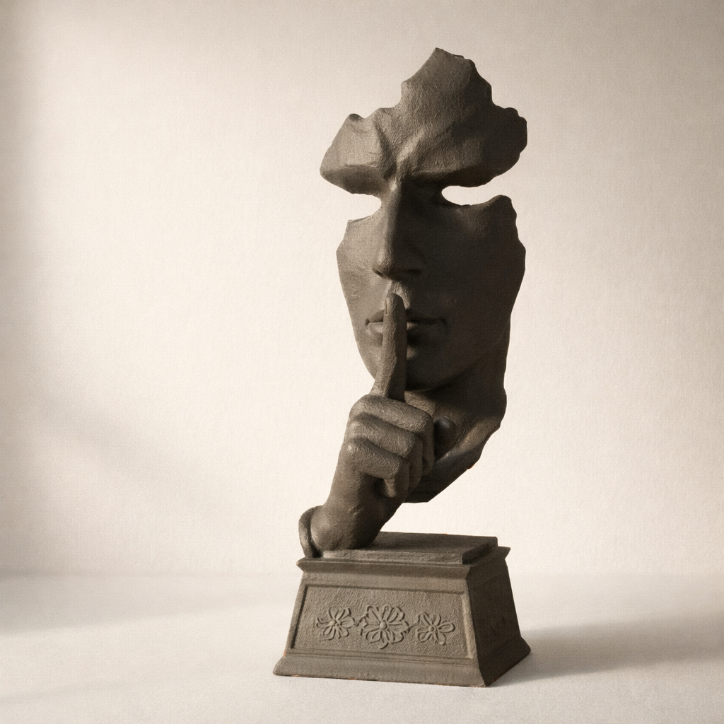 Abstract Face Sculpture Showpiece | Modern Artistic Home Decor Accent for Living Room & Office