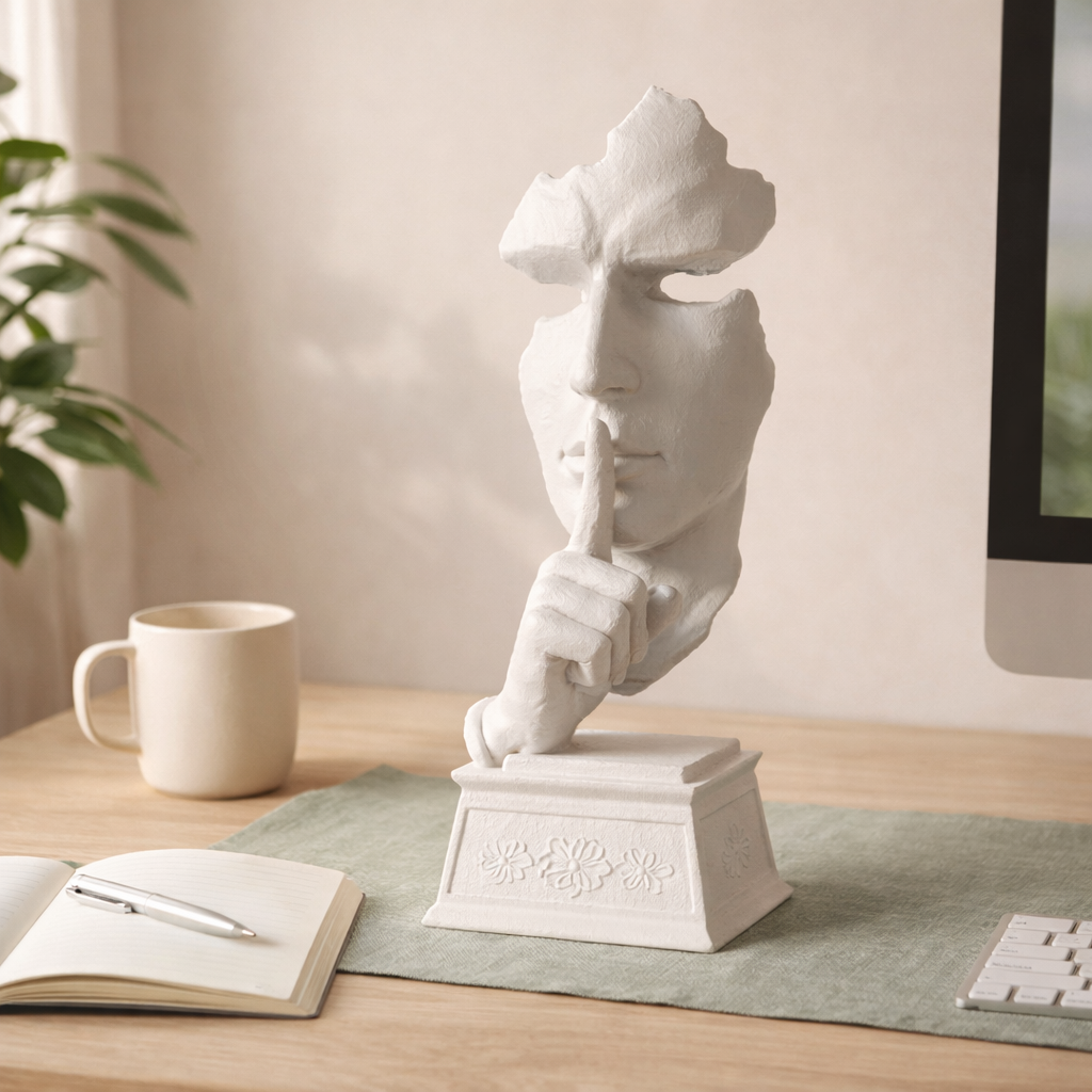 Abstract Face Sculpture Showpiece | Modern Artistic Home Decor Accent for Living Room & Office
