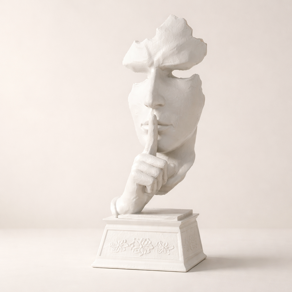 Abstract Face Sculpture Showpiece | Modern Artistic Home Decor Accent for Living Room & Office