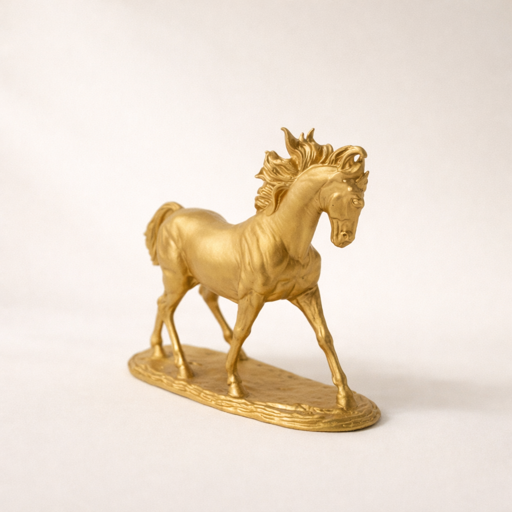 Modern Horse Sculpture – Elegant Tabletop Decor Accent