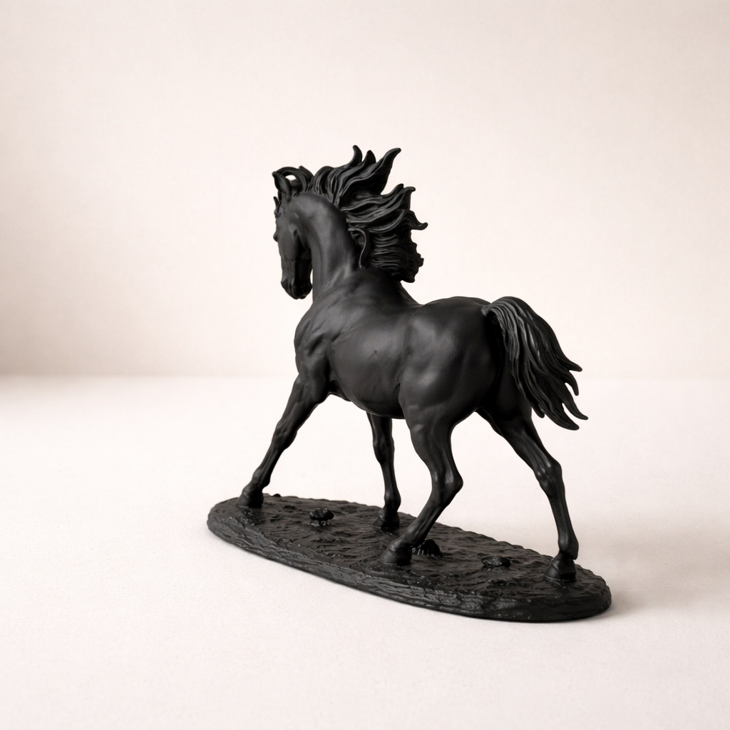 Modern Horse Sculpture – Elegant Tabletop Decor Accent
