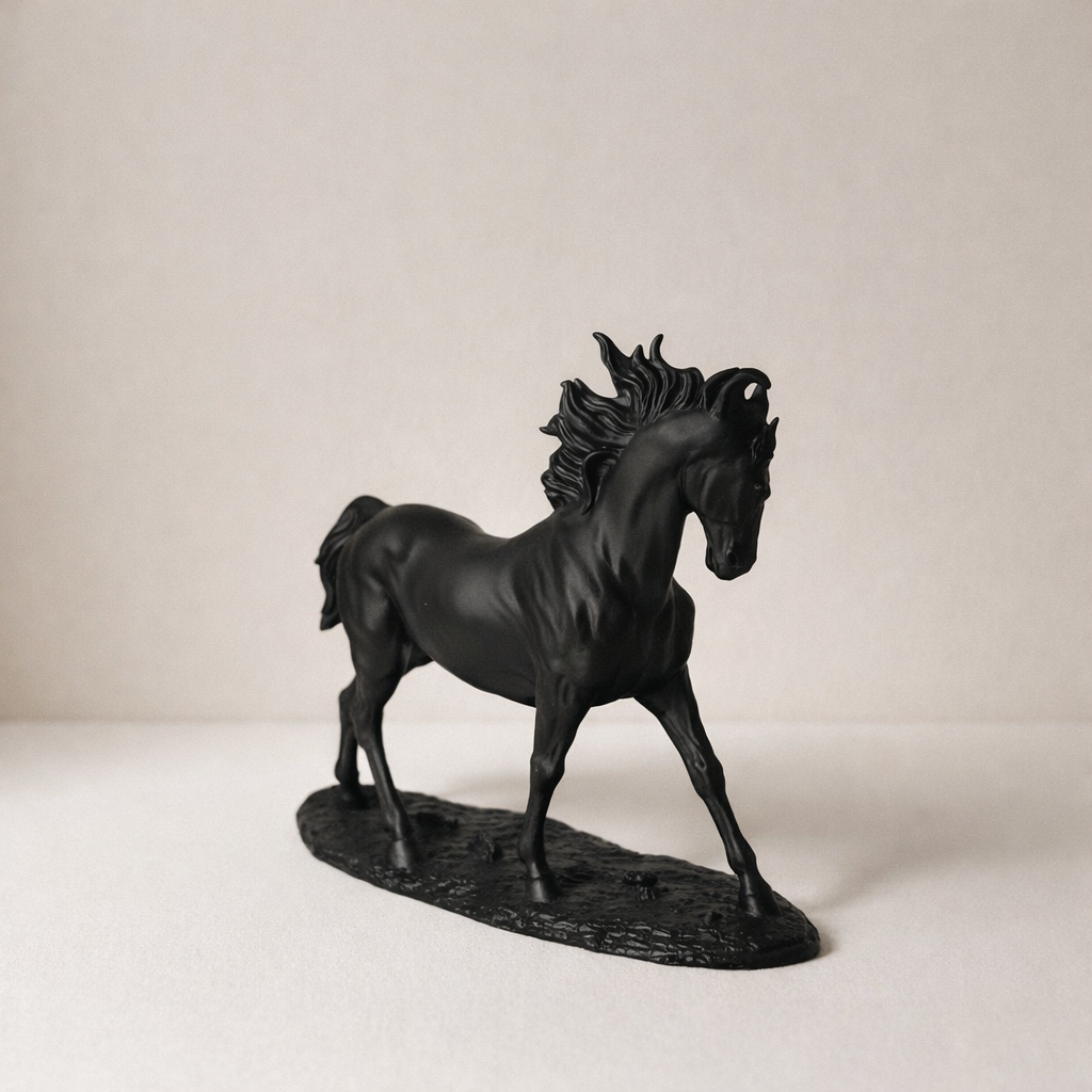 Modern Horse Sculpture – Elegant Tabletop Decor Accent