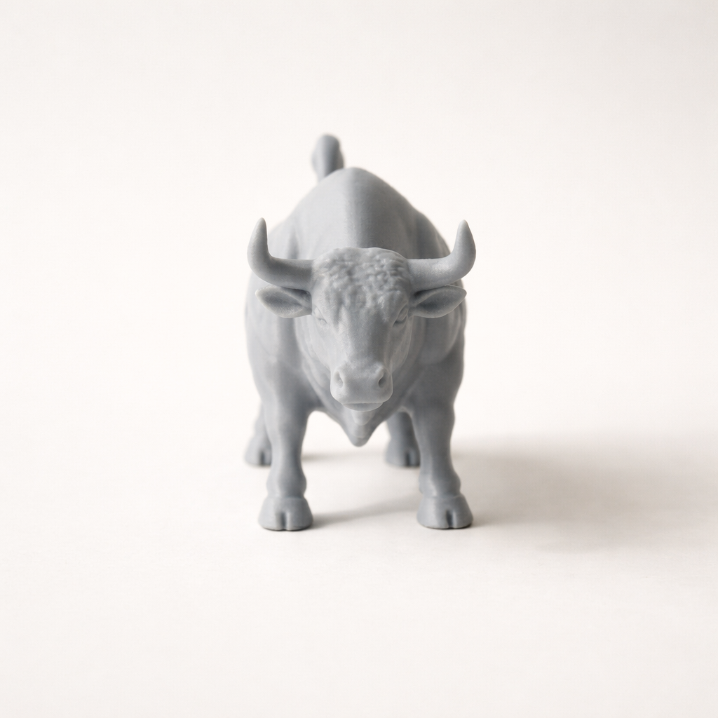 Majestic Bull Statue | Minimalist Strength Decor