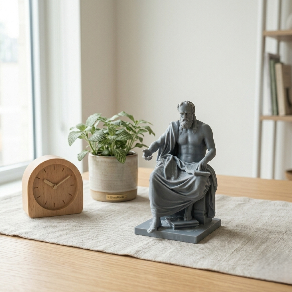 The Seated Philosopher: A Timeless Accent for Modern Interiors