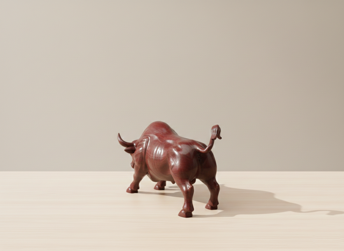 Majestic Bull Statue | Minimalist Strength Decor