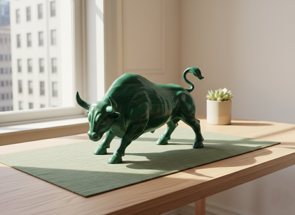 Majestic Bull Statue | Minimalist Strength Decor