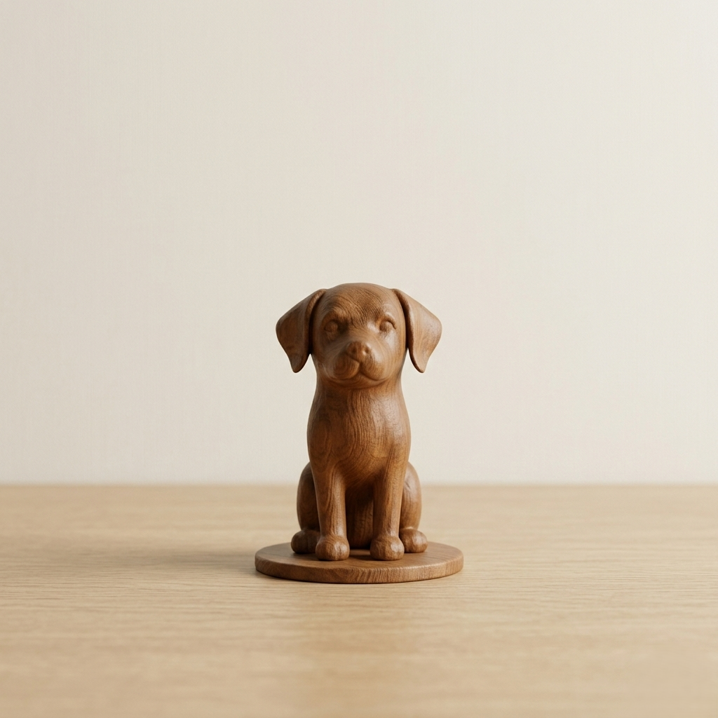 Labrador Retriever Minimalist Figurine