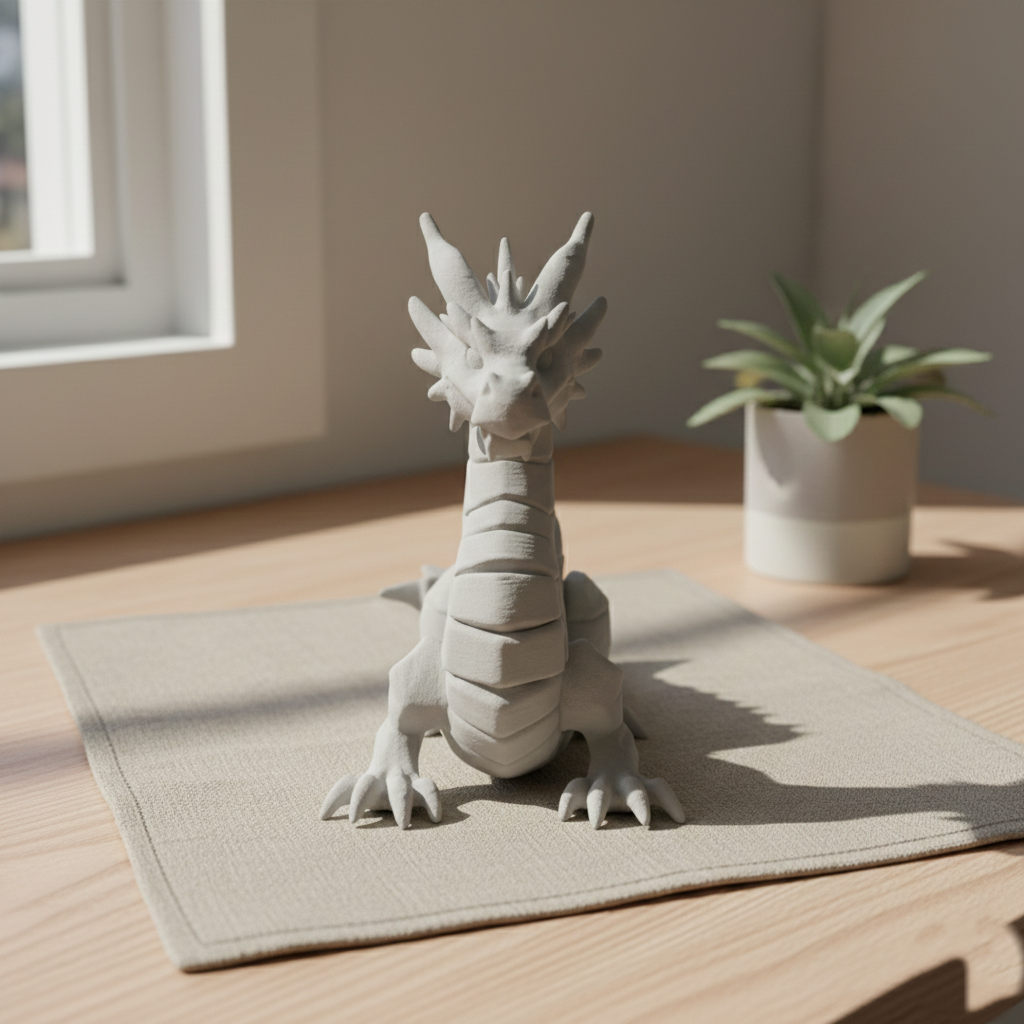 Eternal Guardian Dragon Sculpture