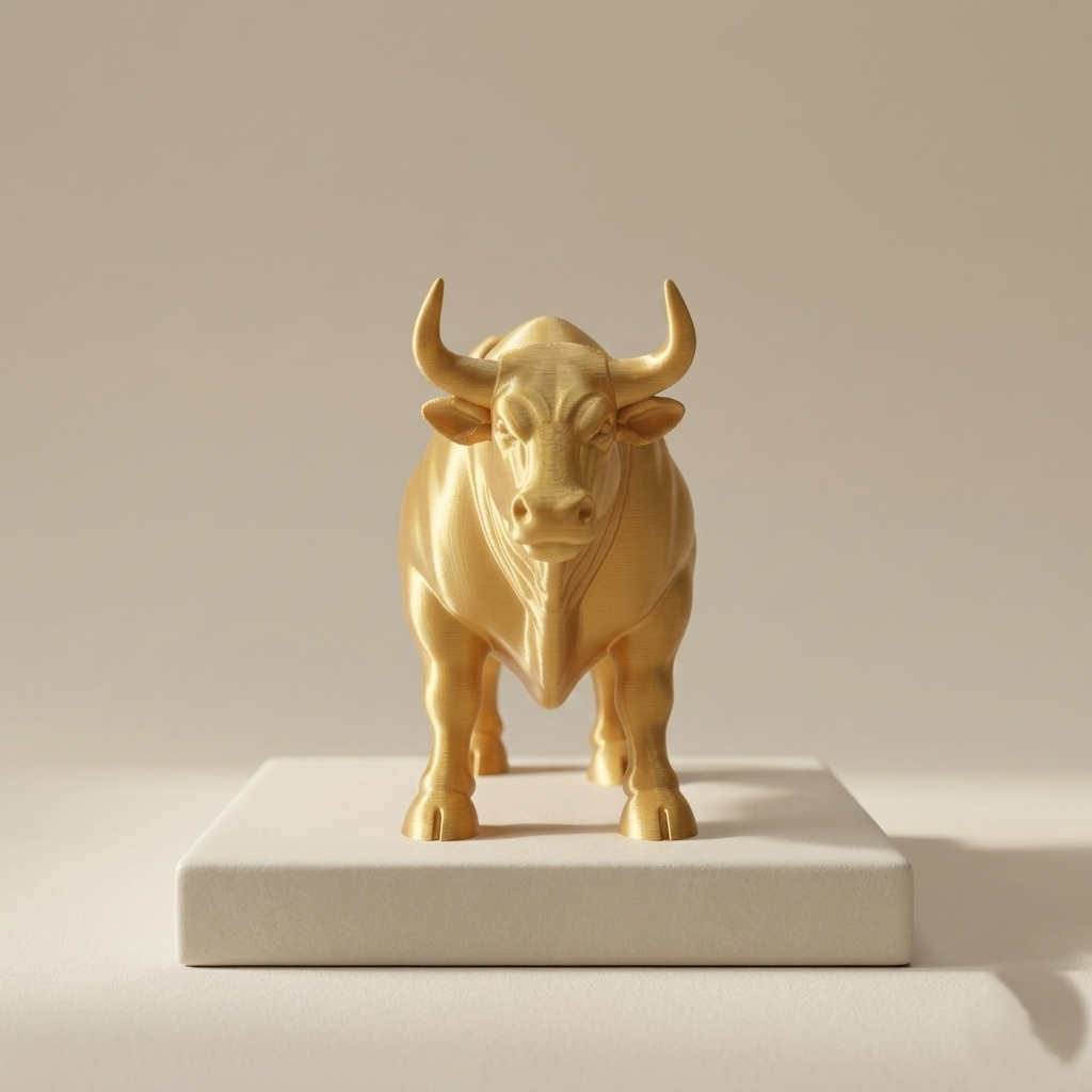 Majestic Bull Statue | Minimalist Strength Decor