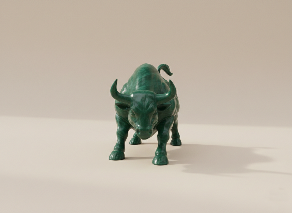 Majestic Bull Statue | Minimalist Strength Decor