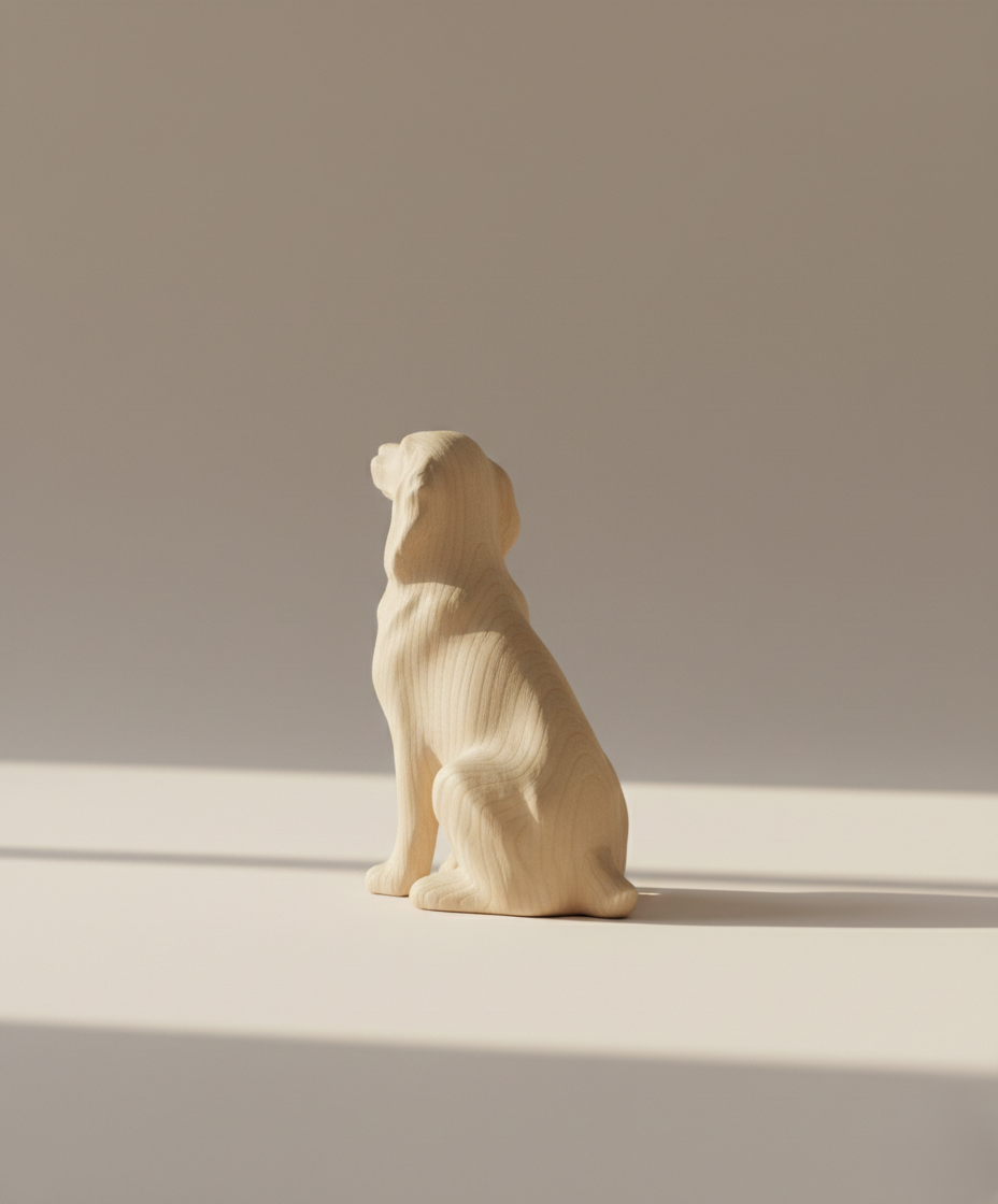 Elegant Spaniel Dog Figurine