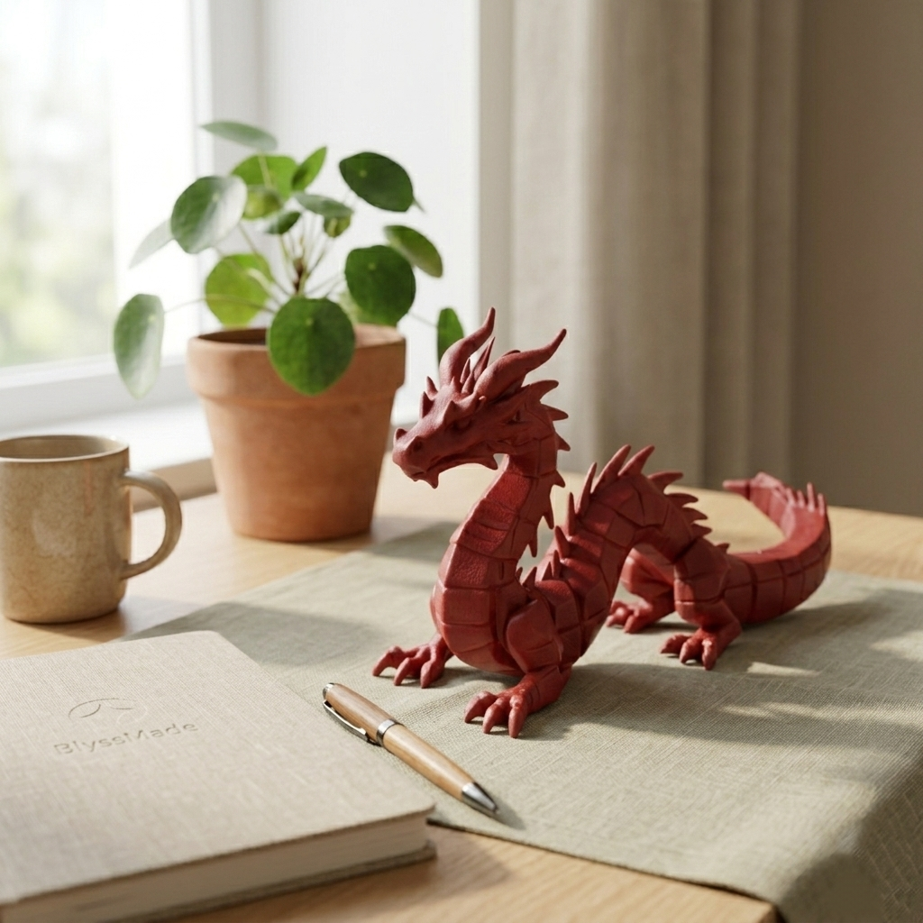 Eternal Guardian Dragon Sculpture