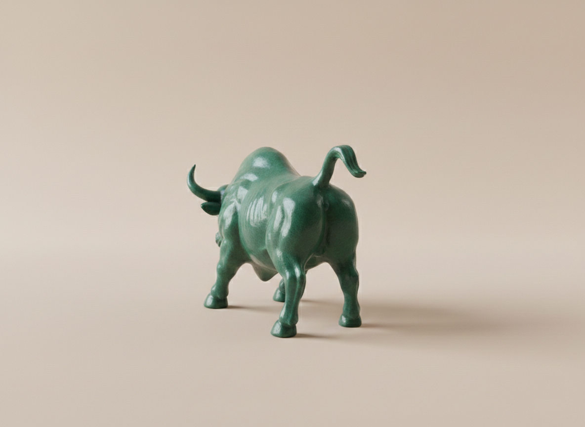 Majestic Bull Statue | Minimalist Strength Decor