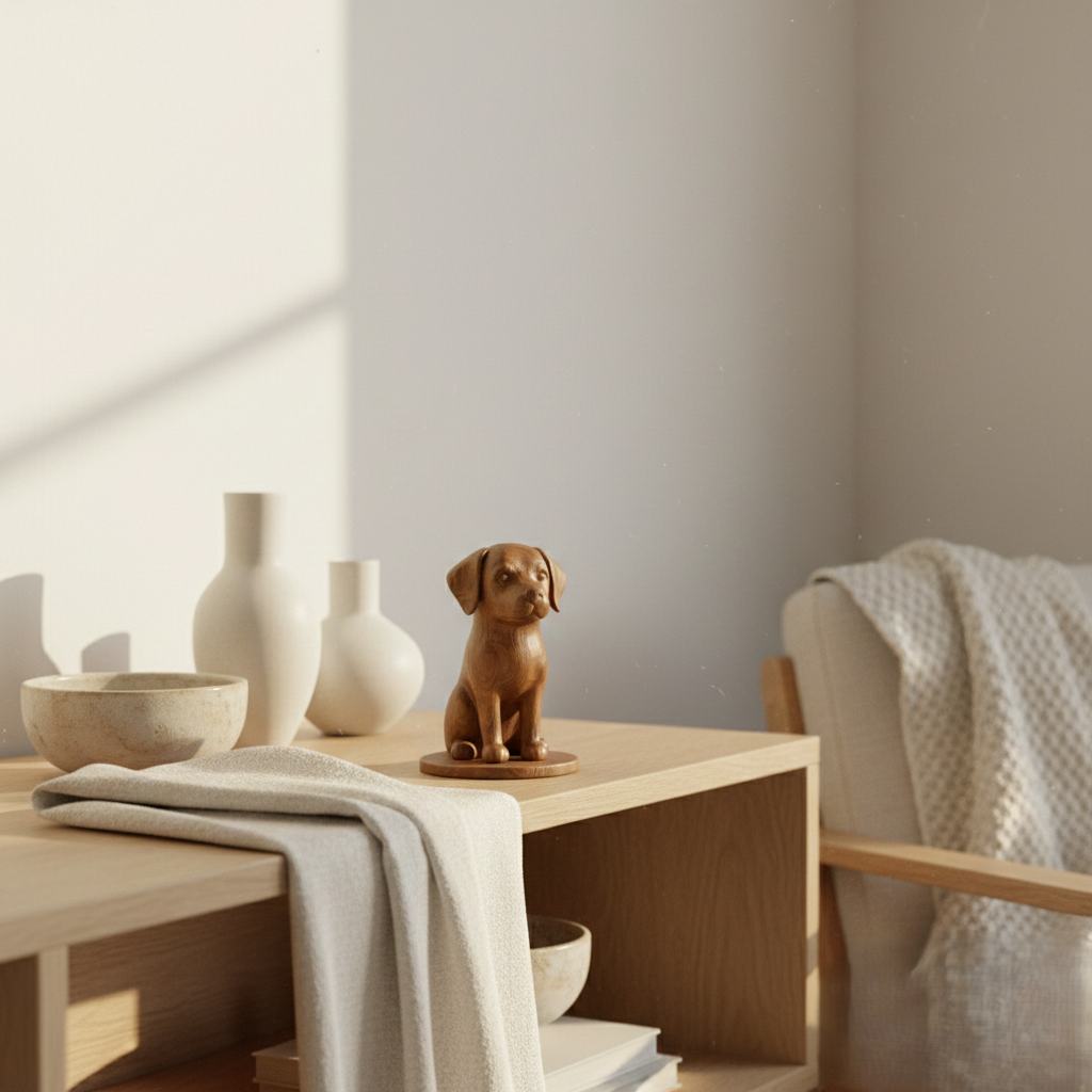 Labrador Retriever Minimalist Figurine
