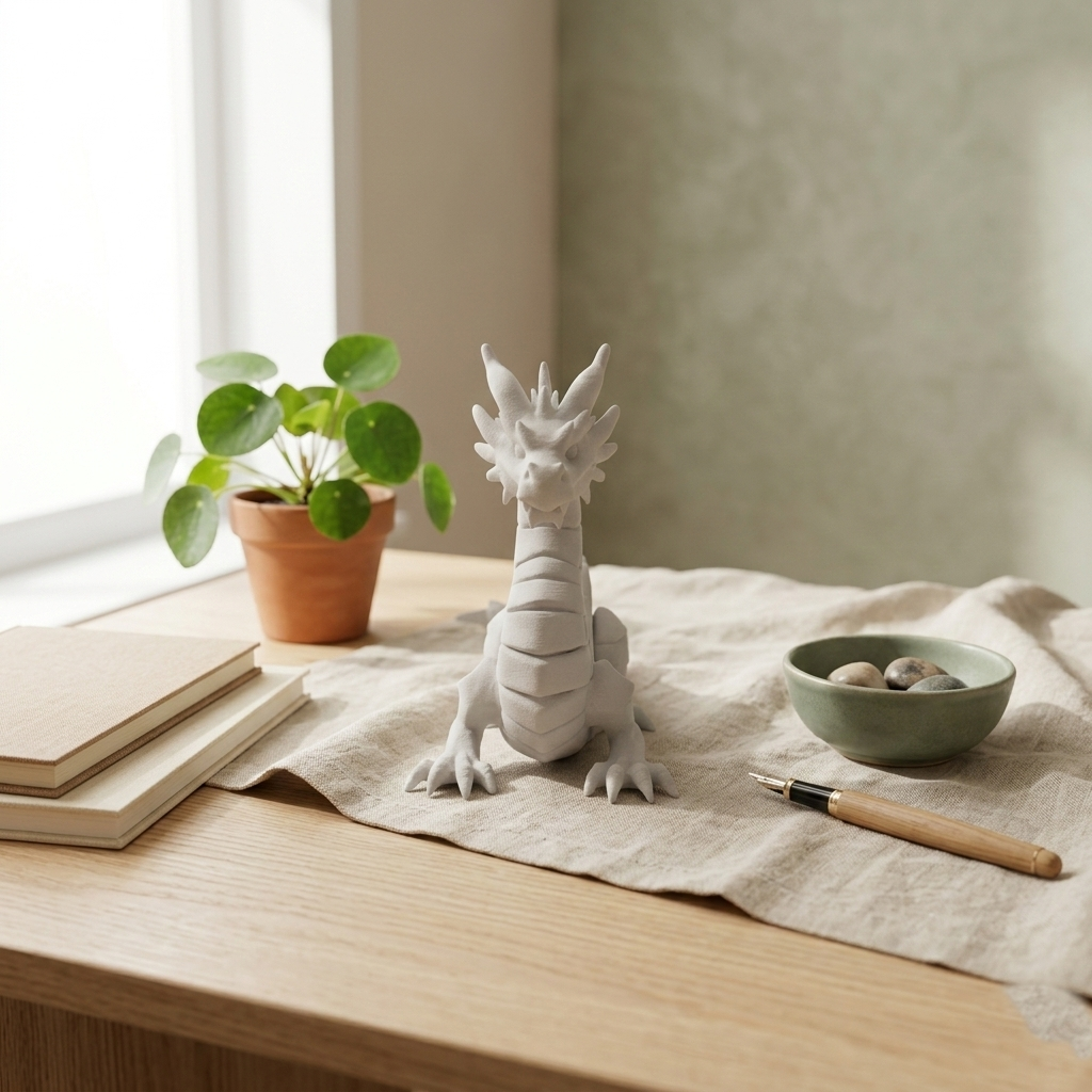 Eternal Guardian Dragon Sculpture