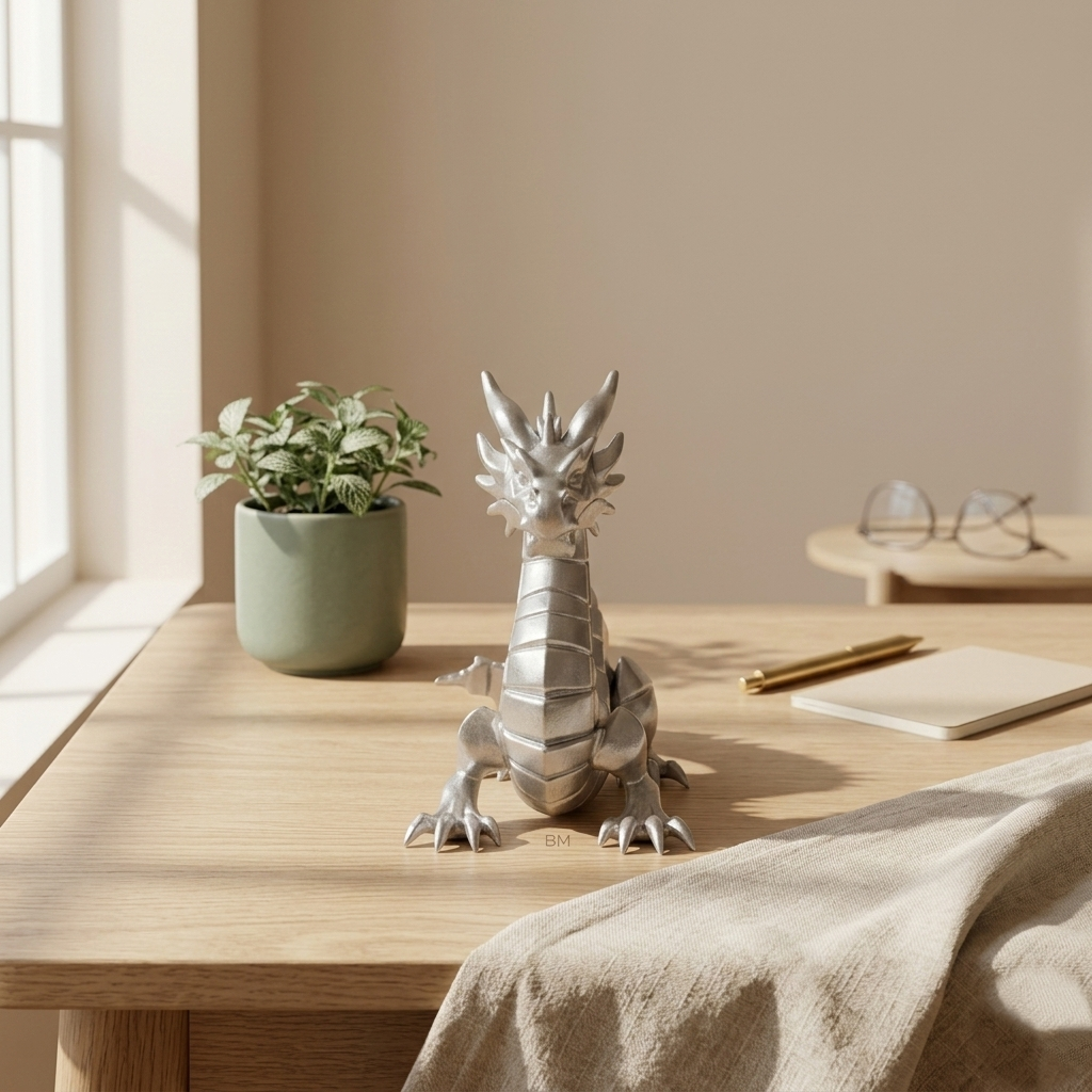 Eternal Guardian Dragon Sculpture