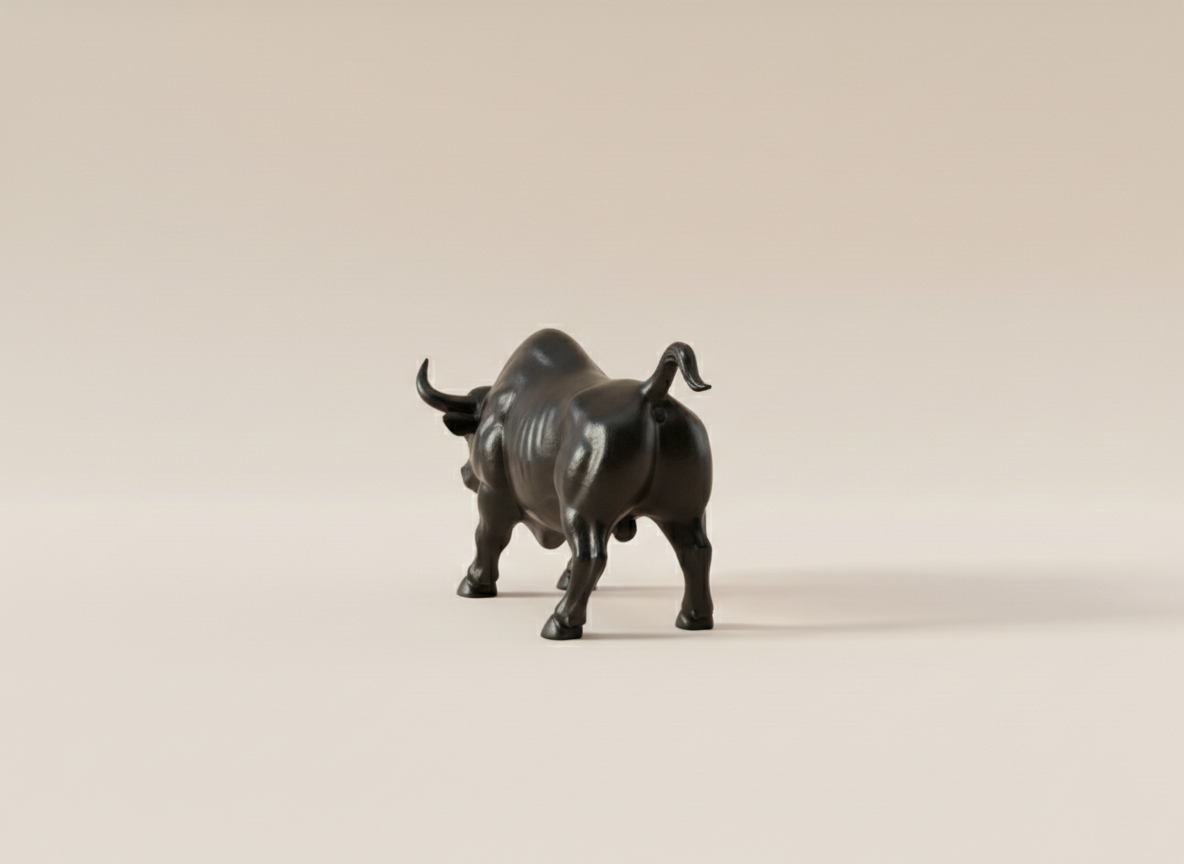 Majestic Bull Statue | Minimalist Strength Decor