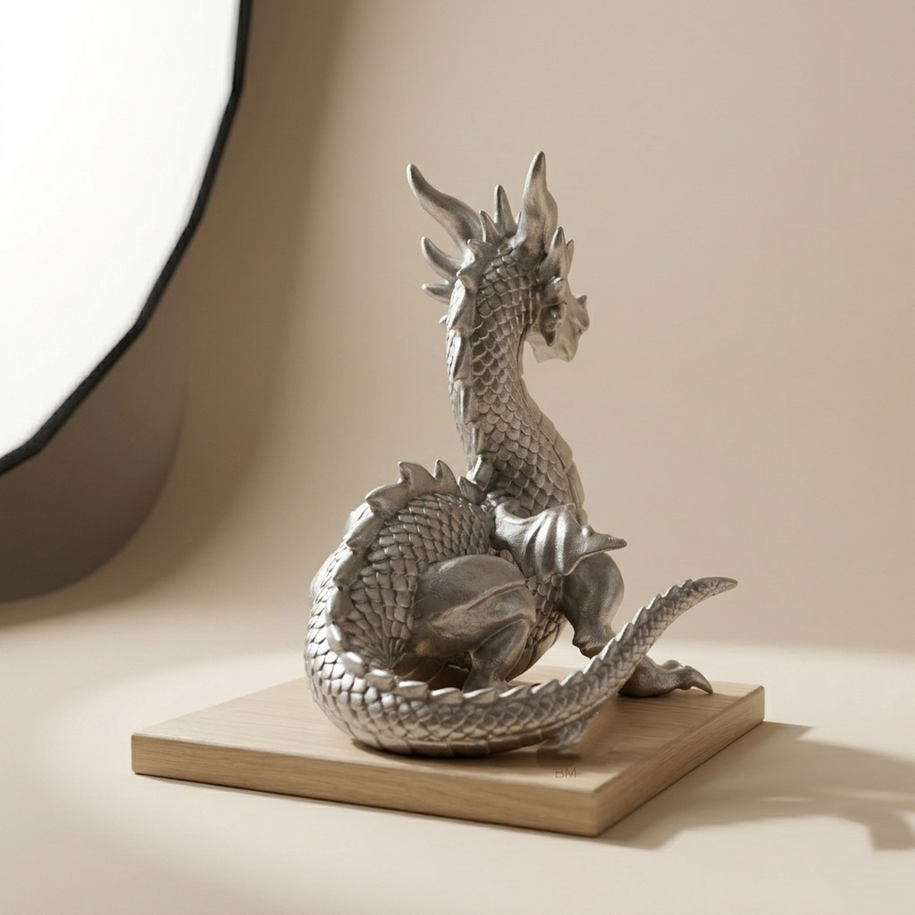 Eternal Guardian Dragon Sculpture